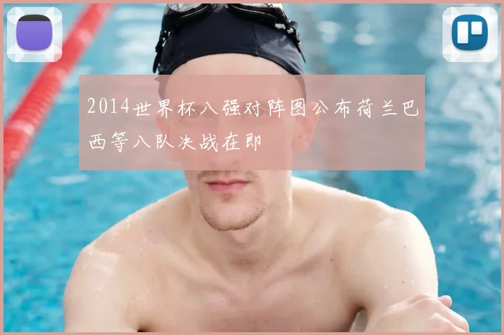 2014世界杯八强对阵图公布荷兰巴西等八队决战在即